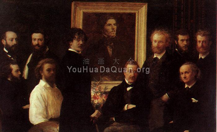 Homage to Delacroix - 亨利·方丹·拉图尔